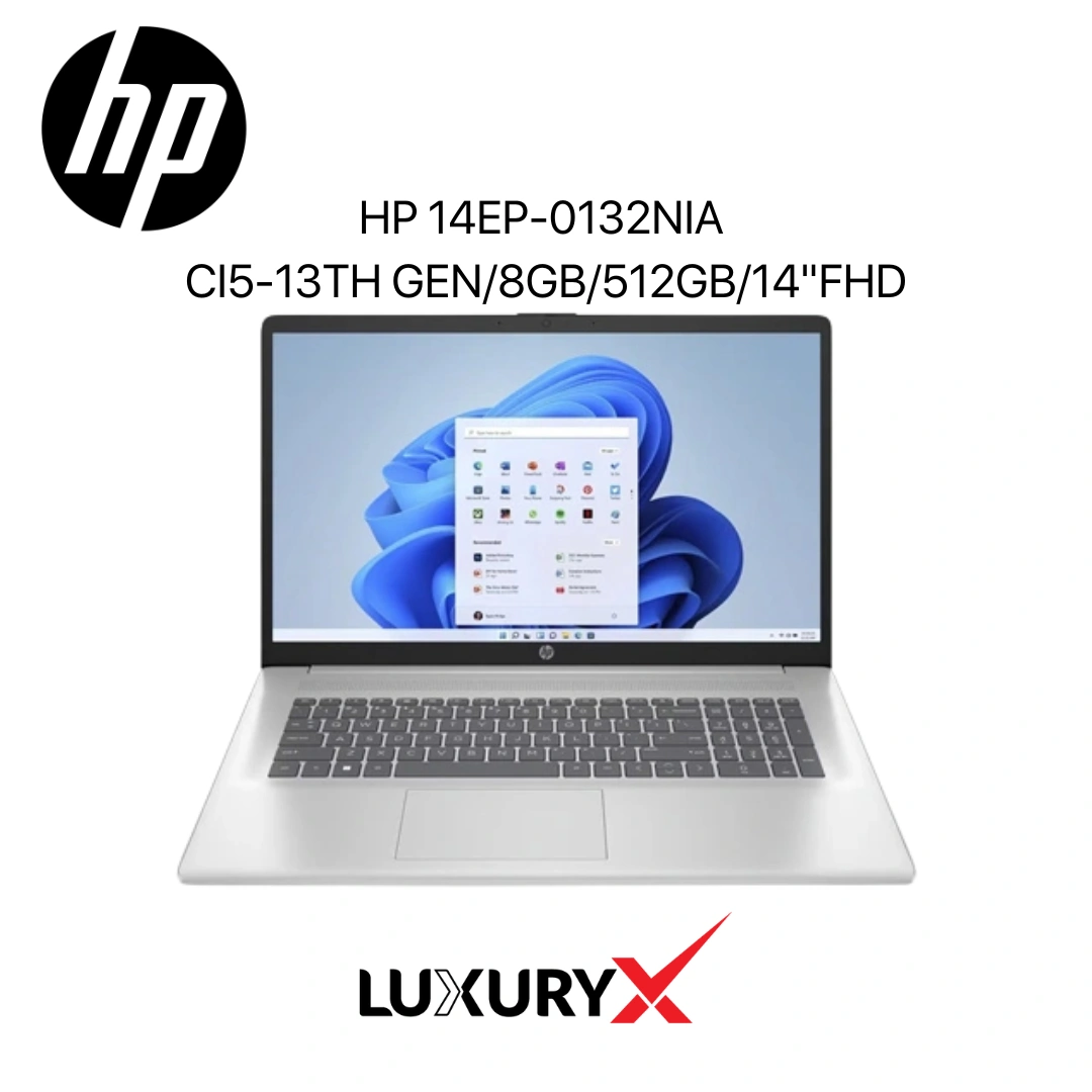 HP 14-ep0132nia i5 13th Gen, 8GB RAM, 512GB SSD, 14" FHD Laptop