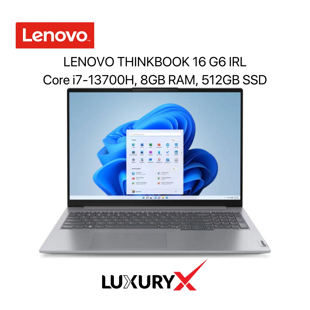 Lenovo ThinkBook 16 G6 IRL – Intel Core i7-13700H, 8GB, 512GB SSD Laptop