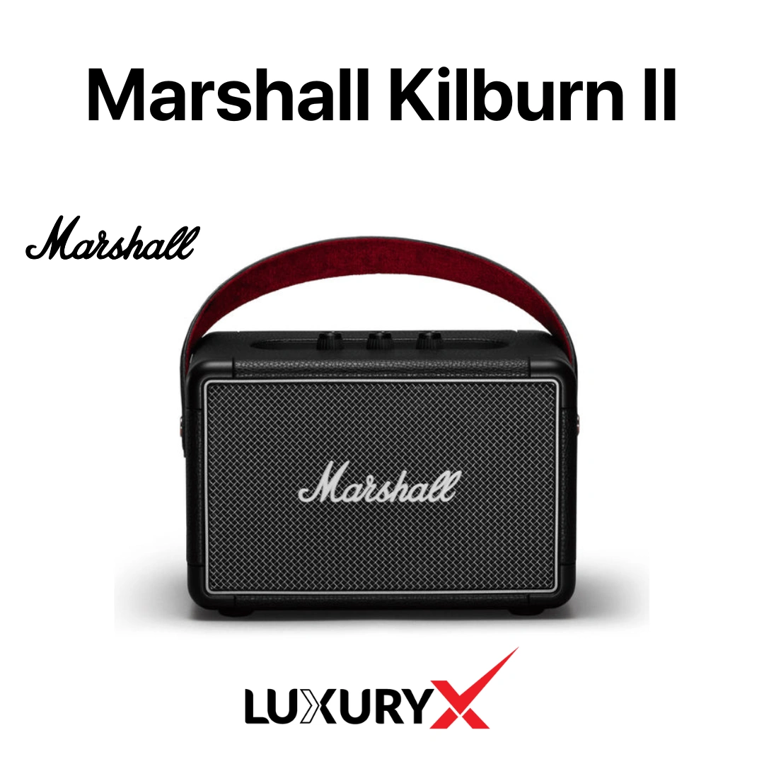 Marshall Kilburn II Portable Bluetooth Speaker – 20+ Hours Playtime, Rich Sound