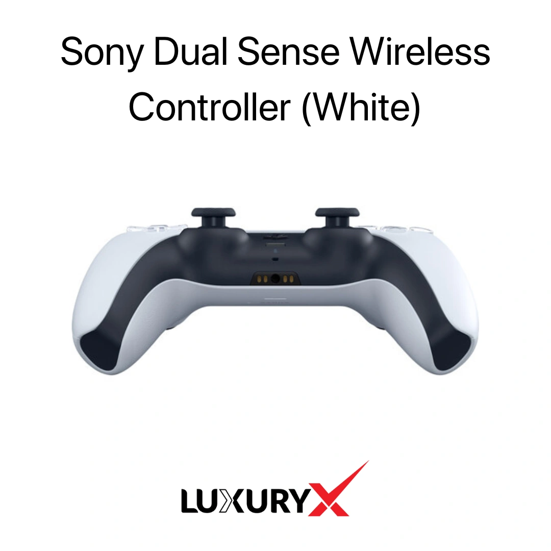 Sony DualSense Wireless Controller (White) – PS5 Gamepad with Haptic Feedback & Adaptive Triggers