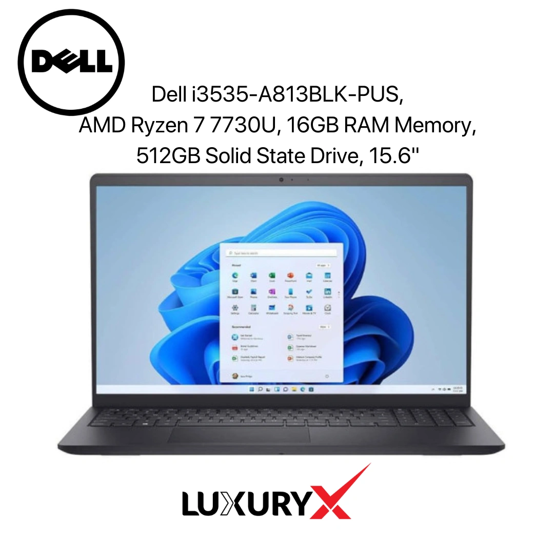 Dell Inspiron i3535-A813BLK-PUS | Ryzen 7 7730U | 16GB RAM | 512GB SSD | 15.6" FHD Touch