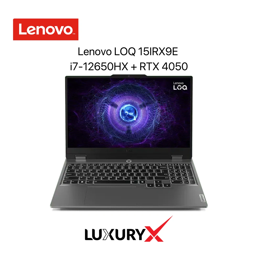 Lenovo LOQ 15IRX9E i7-12650HX + RTX 4050 | 16GB RAM | 512GB SSD