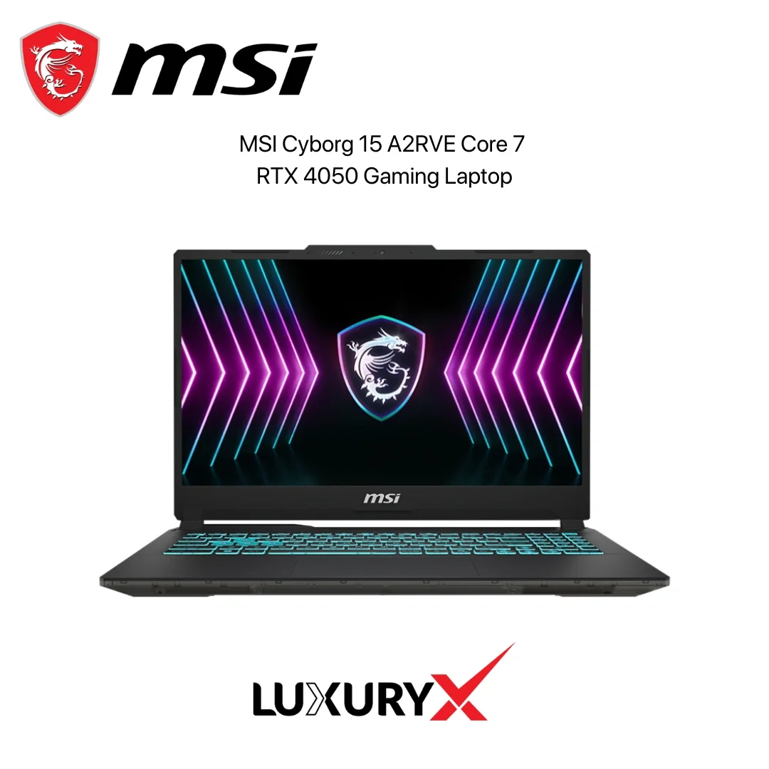 MSI Cyborg 15 A2RVE Core 7 RTX 4050 Gaming Laptop