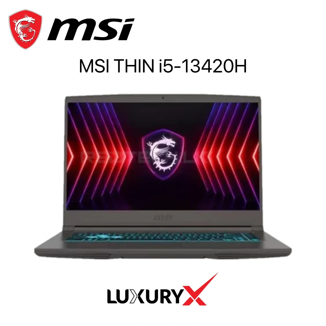 MSI Thin 15 i5-13420H RTX 3050 6GB Gaming Laptop