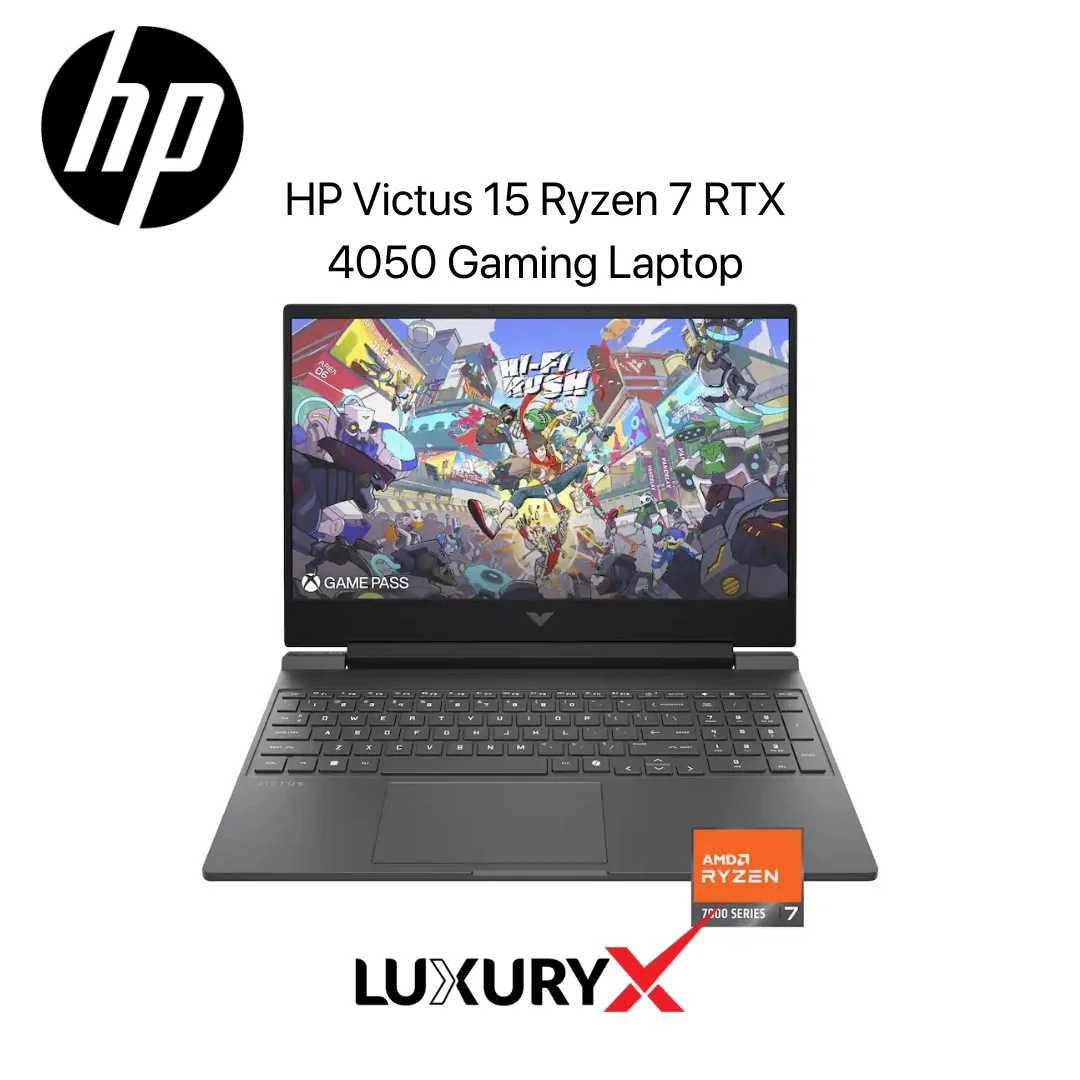 HP Victus 15 Ryzen 7 RTX 4050 Gaming Laptop 