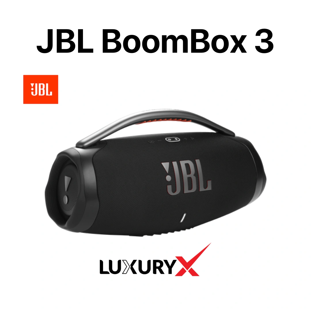 JBL Boombox 3 Portable Bluetooth Speaker – Powerful 80W Subwoofer | 24H Playtime | IP67 Waterproof UK