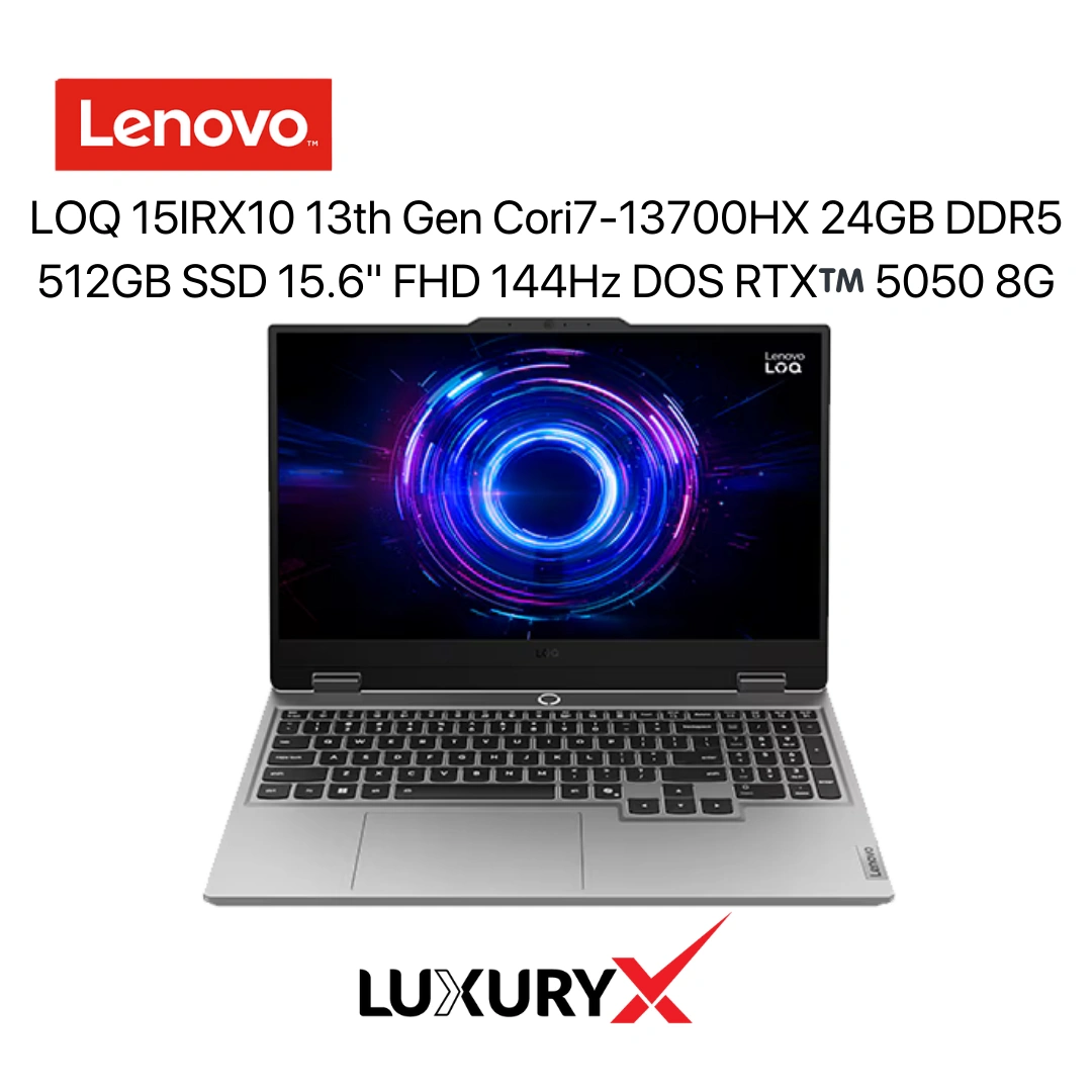 Lenovo LOQ 15IRX10 i7-13700HX | RTX 5050 8GB | 24GB RAM | 512GB SSD