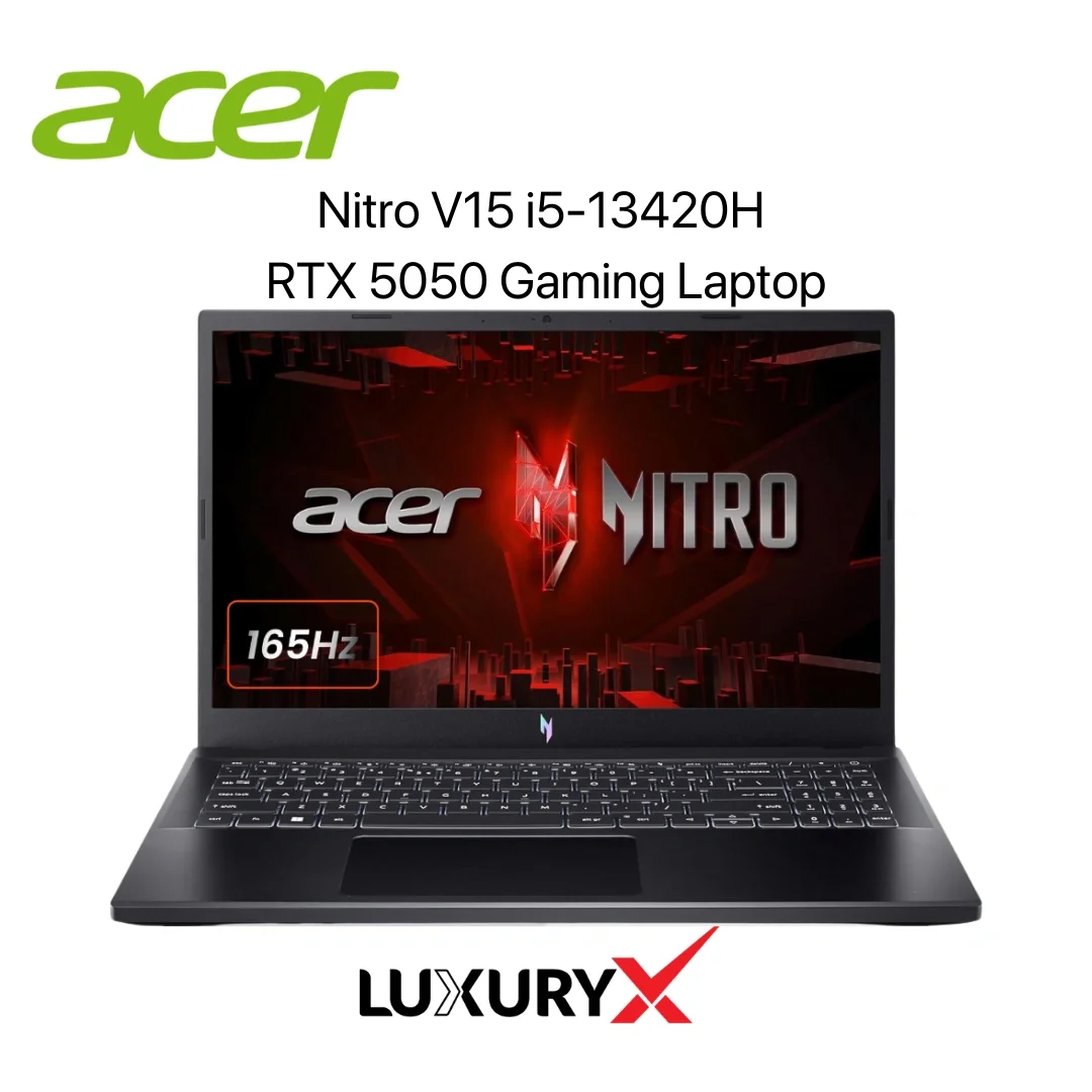 Acer Nitro V15 i5-13420H RTX 5050 Gaming Laptop 16GB 512GB 