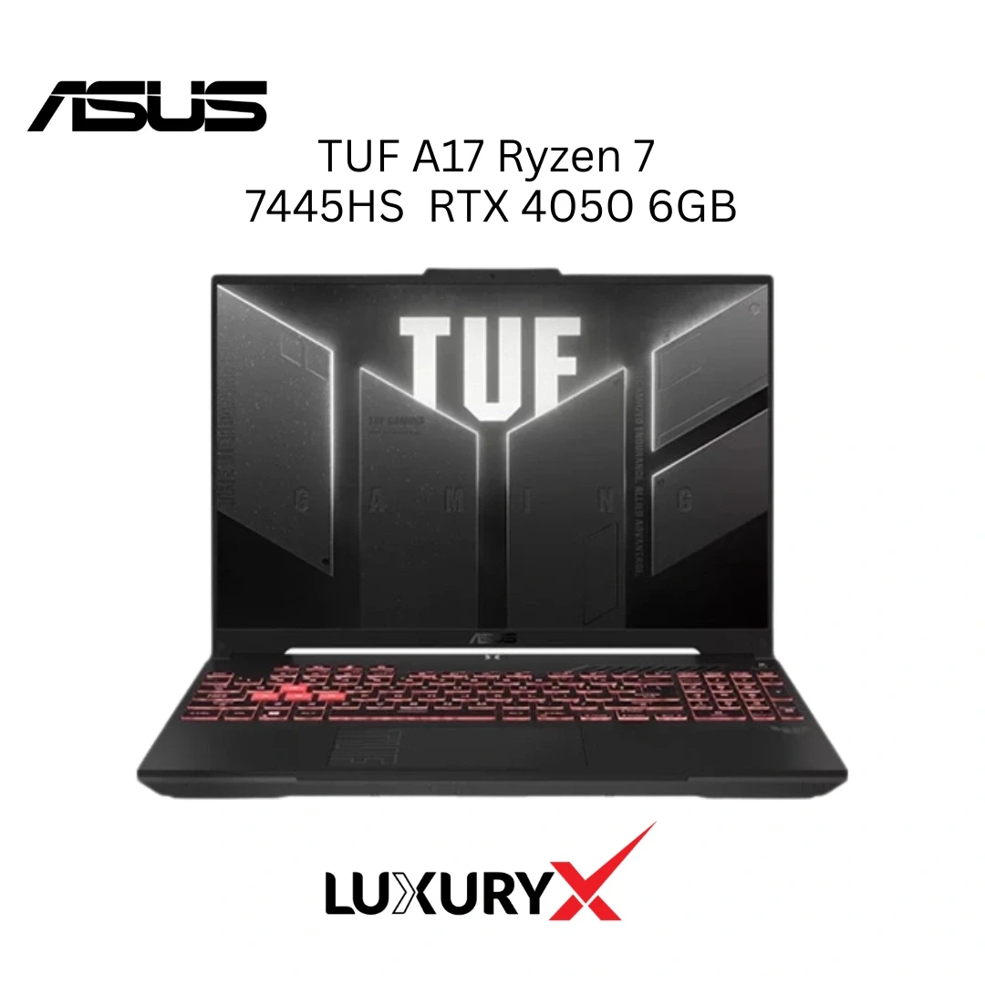 ASUS TUF A17 Ryzen 7 7445HS  RTX 4050 6GB